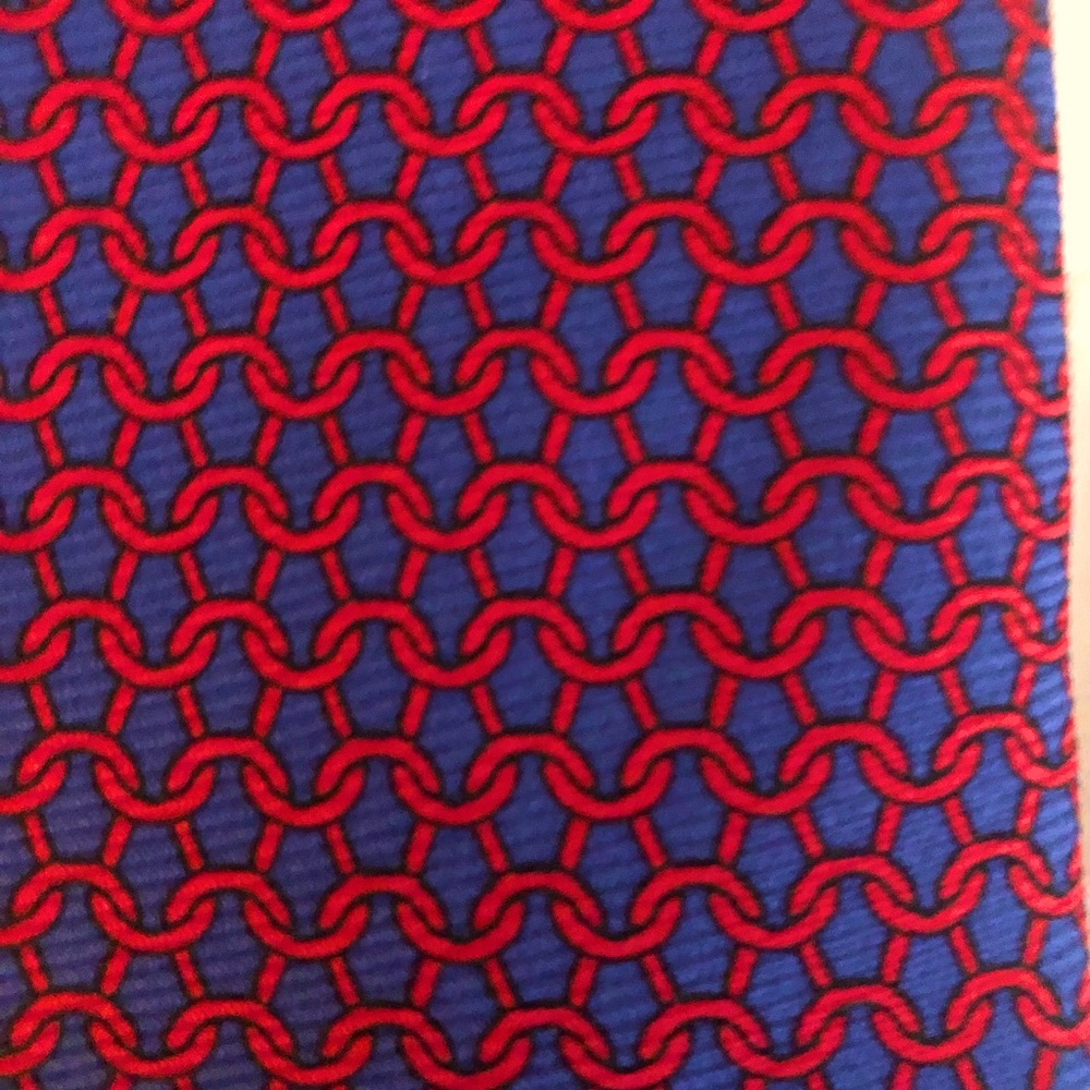 Blue and red chain Brooks Brothers Tie